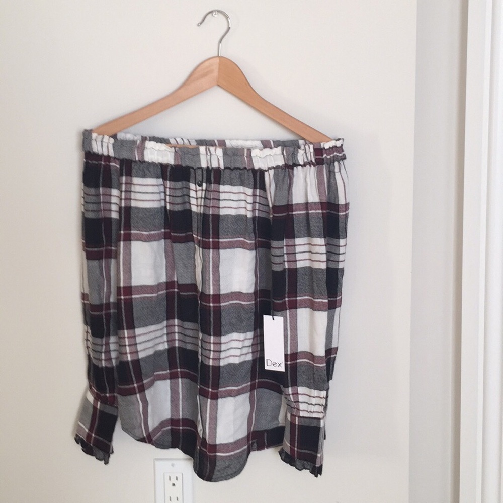 Sz XS New Dex flannel top